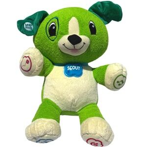LeapFrog My Pal Scout Interactive Learning Plush Puppy Toy Green 19156